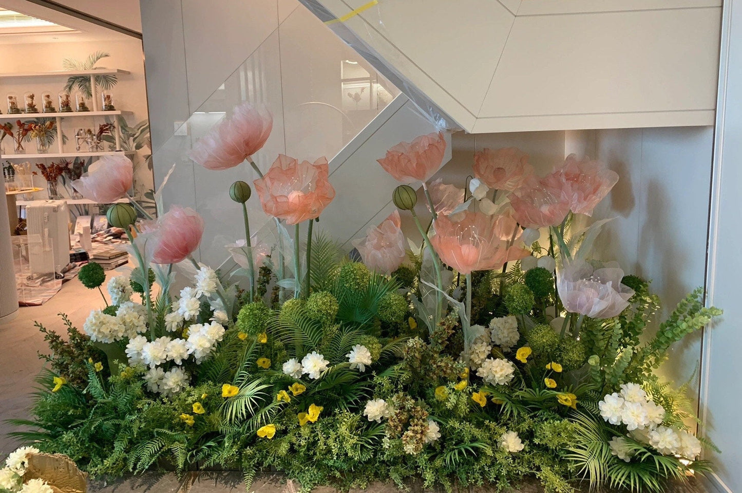 Giant Blooms 23OGF29 Organza Poppies
