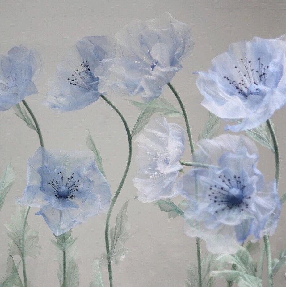 Giant Blooms 23OGF30 Organza Poppies