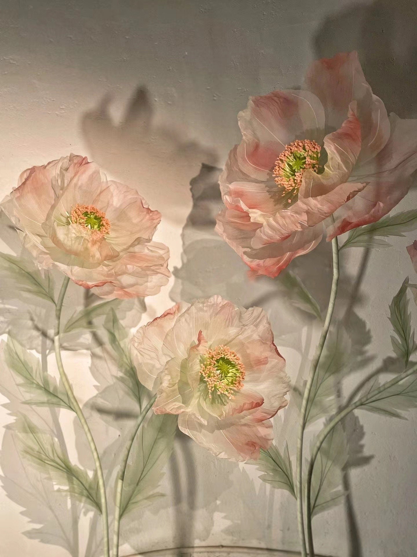 Giant Blooms 23OGF31 Organza Poppies