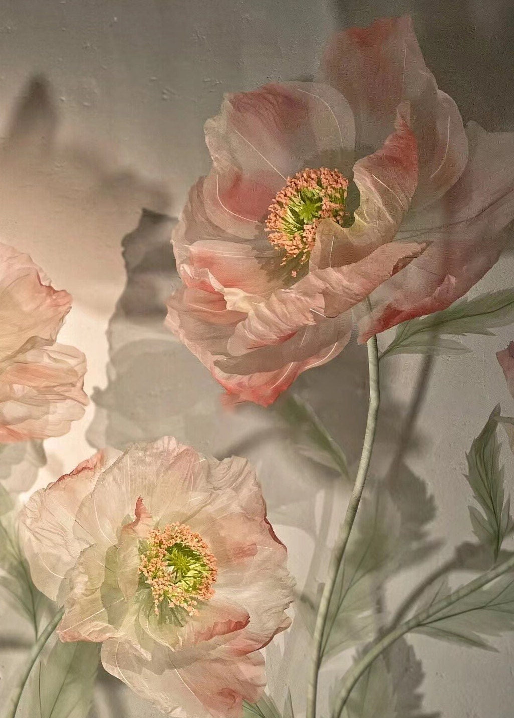 Giant Blooms 23OGF31 Organza Poppies