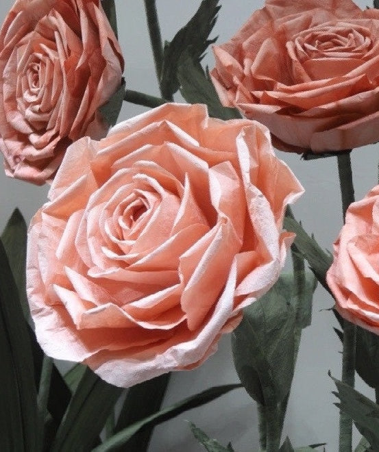 Giant Blooms 23PGF22 Paper Roses