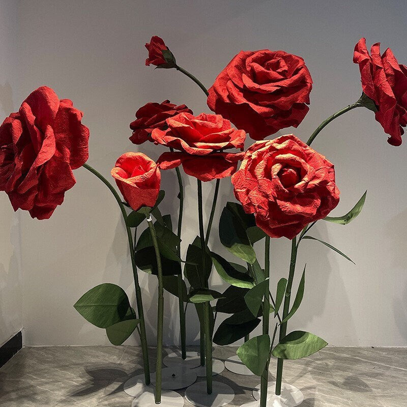 Giant Blooms 23PGF28 Paper Roses