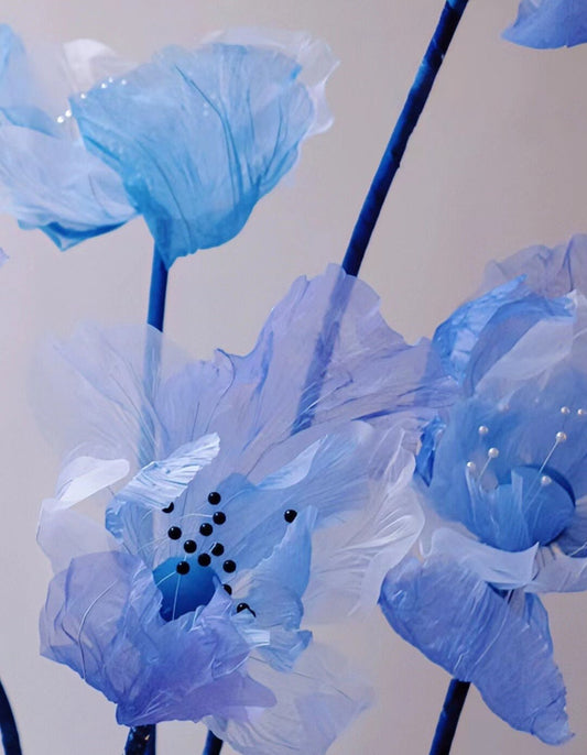 Giant Blooms 23OGF25 Organza Poppies