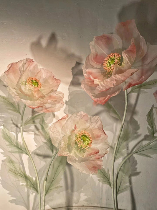 Giant Blooms 23OGF31 Organza Poppies