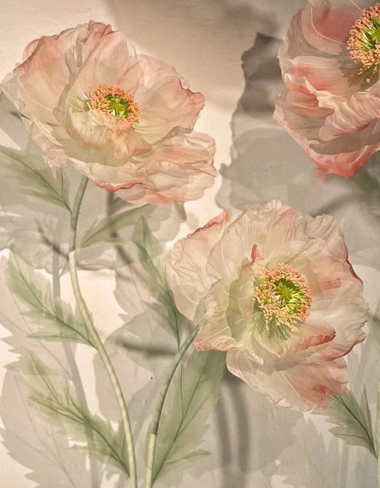Giant Blooms 23OGF31 Organza Poppies