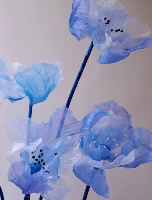 Giant Blooms 23OGF25 Organza Poppies