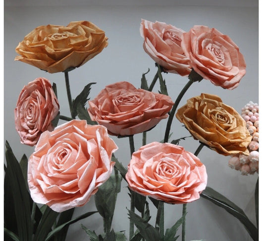 Giant Blooms 23PGF22 Paper Roses