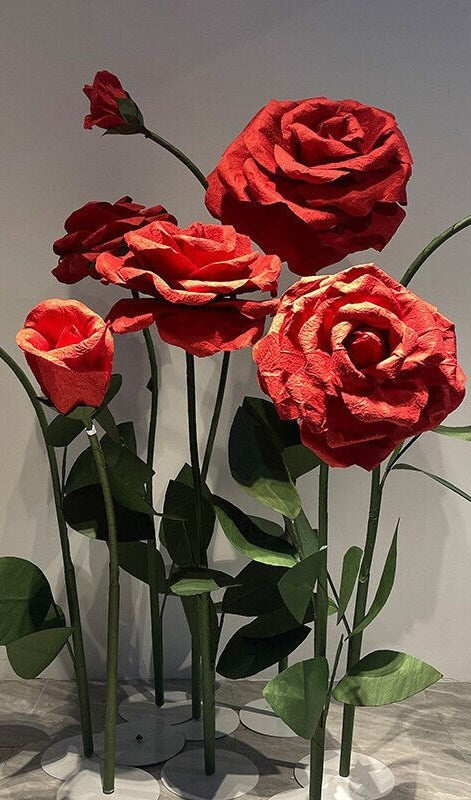 Giant Blooms 23PGF28 Paper Roses